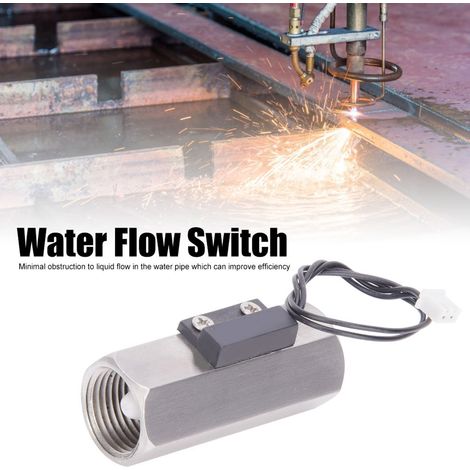 Capteur de débit d'eau haute précision en acier inoxydable 304 FS-01 G1/2" à double filetage femelle (1/5)
