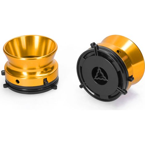 2PCS 1 Paire de coupelles en aluminium pour magnétophones à disque 10 pouces, dispositif de chargement universel pour Studer ReVox (1/4)