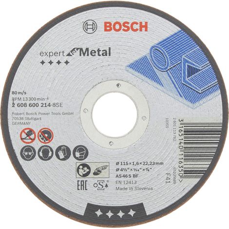 Corte recto Expert Metal: 115x1,6mm