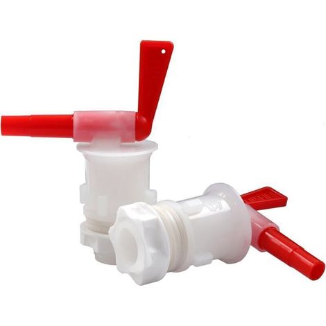 Robinet en plastique pour seau d’embouteillage – Bec verseur universel pour bière maison, vin ou cidre – Lot de 2 (1/5)