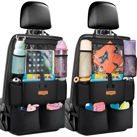 Rücksitz Organizer Kinder mit 11 Zoll Tablet Halter, 2 Stück, wasserdicht (1/5)