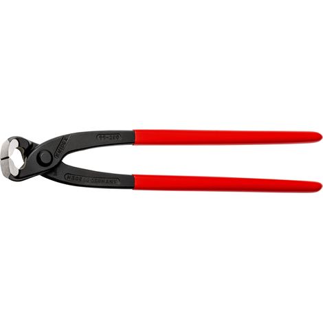 KNIPEX 99 01 280 Tenaglia (pinza per ferraioli e cementisti) rivestiti in resina sintetica atramentata nera 280 mm