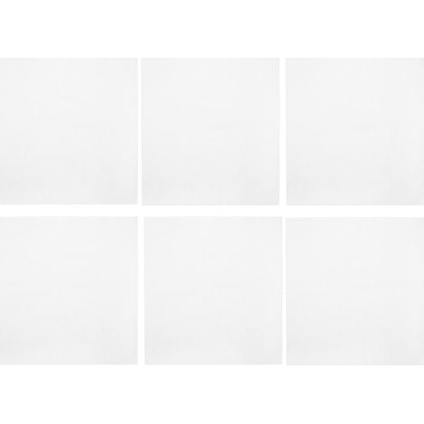 Lot de 6 feuilles de déshydratation réutilisables, tapis de séchage alimentaire en silicone, doublure pour déshydrateur alimentaire-37.00X29.00X0.10CM-White (1/3)