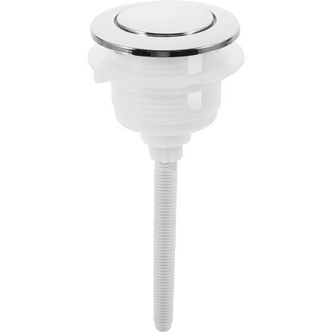 Bouton Poussoir De chasse d’eau Wc Unique, Abs, 38×46 Mm (1/5)