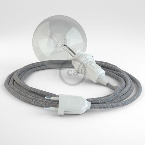 Lampe suspension Creative Cables rd65 lozenge 105W textile (1/5)