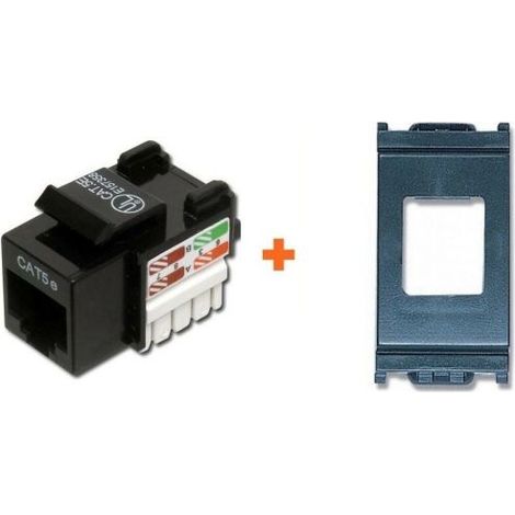 Digitus presa rete cat.5e utp rj45 vimar idea grigia