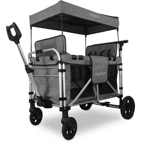 FUXTEC folding wagon - CTXL900 - for up to 4 children Premium grey