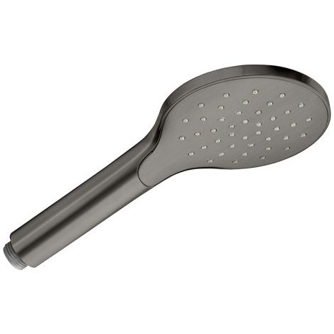 Douchette monojet ronde chrome noir brosse - CRISTINA ONDYNA PD18475