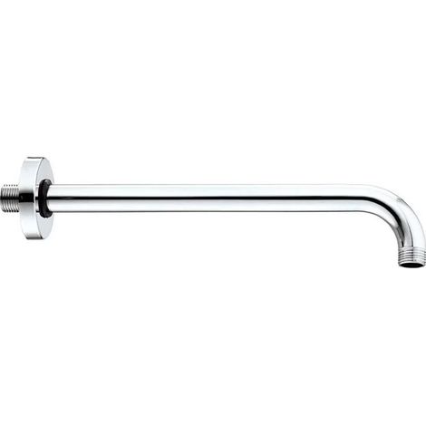 Bossini Braccio doccia P.20 cm e ø 2,1 cm, in ottone, a 90°, finitura cromo H19000D00030003