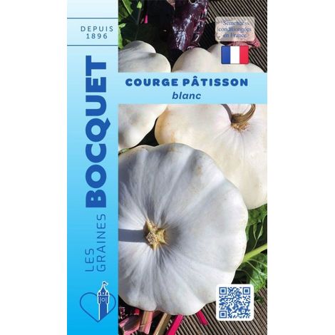 Courge Pâtisson blanc - 5g