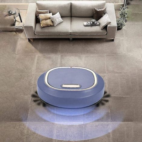 Aspirateur robot, aspirateur et vadrouille de sol 3 en 1, super aspiration, aspirateur robot 1500pa avec fonction de nettoyage, idéal pour la poussière de poils d'animaux (1/3)
