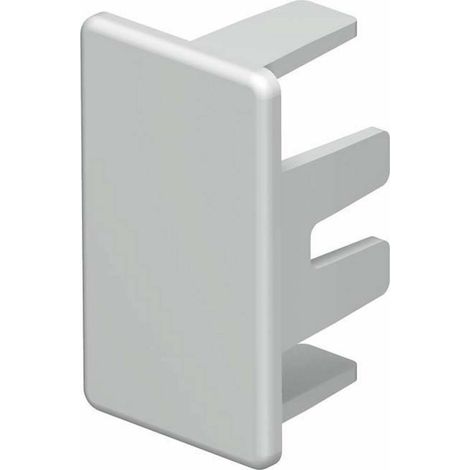 OBO Bettermann Embout 20x35mm polychlorure de vinyle gris clair RAL 7035, 6183654 (1/2)