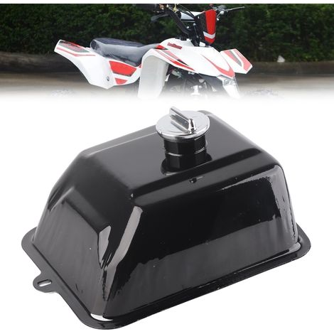 Schwarzer Kraftstofftank aus Gusseisen + Tankdeckel, kompatibel mit 150ccm, 200ccm und 250ccm Quads, Buggys und ATVs. (1/5)
