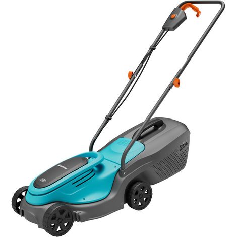 GARDENA Cortacésped batería PowerMax ancho de corte 30 cm, 18V POWER FOR ALL cargador y batería incluidos, cortacésped hasta 150 m², altura de corte 35-65 mm, capacidad 25 l, ergonómico (14630-20) (1/5)