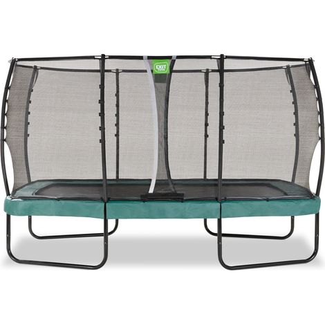 EXIT Allure Premium Trampolin 244x427cm - grün