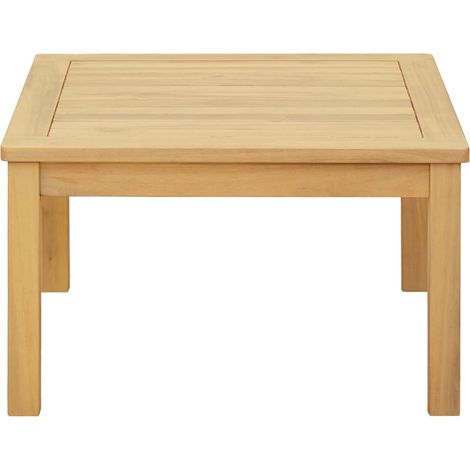 vidaXL  Coffee Table  Light Acacia 60 x 60 x 36 cm Solid Acacia Wood