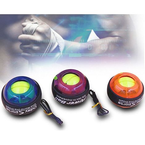 Boule de poignet multifonctionnelle pour renforcer le sport, pour musiciens, guitaristes, pianistes, batteurs, bleu (1/4)