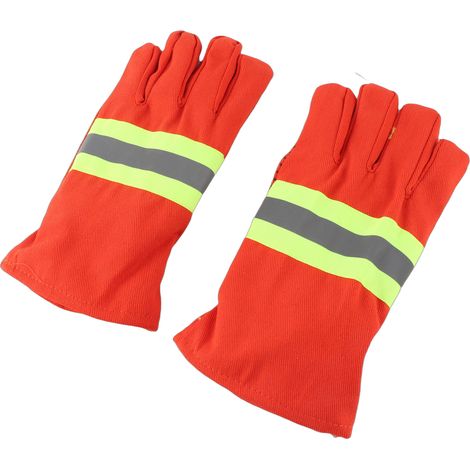 Gants de pompier ignifugés, antidérapants, imperméables, respirants, antistatiques et résistants à la chaleur pour la protection des mains. (1/5)