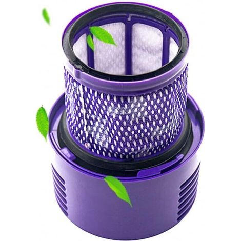 Filtro da 2 pezzi per Dyson V10, filtro di ricambio lavabile per aspirapolvere Dyson V10 Absolute Cyclone Animal Series Total Clean SV12, sostituisce DY-969082-01 (1/4)