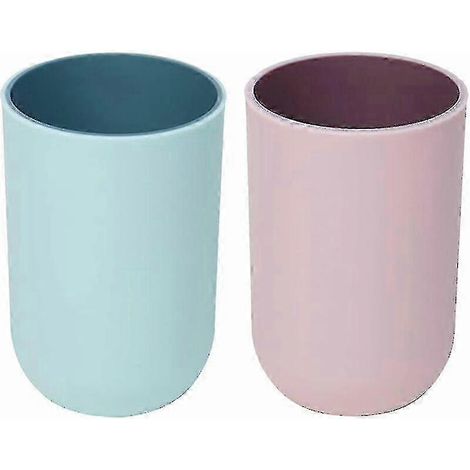 Pot à brosses à dents pour enfants, lot de 2, idéal pour les voyages, le camping et le rangement dans la salle de bain. Accessoires de salle de bain. (1/4)