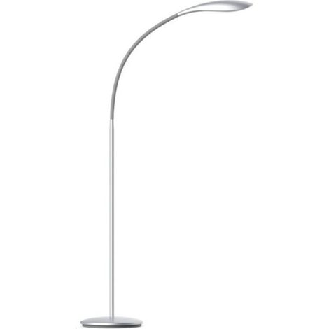 Silberne LED-Metall-Stehleuchte 3000K 12W