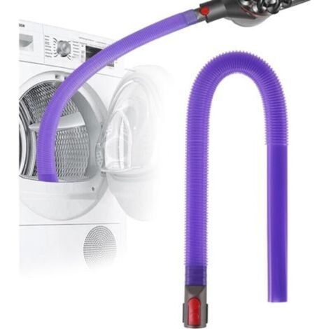 Suceur plat flexible pour aspirateurs Dyson V15 V12 V11 V10 V8 V7 , suceur plat flexible long pour Dyson , idéal pour éliminer les peluches des sèche-linge et des bouches d'aération (1/4)