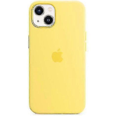 Étui en silicone avec MagSafe pour iPhone 13 (Jaune citron) (1/3)