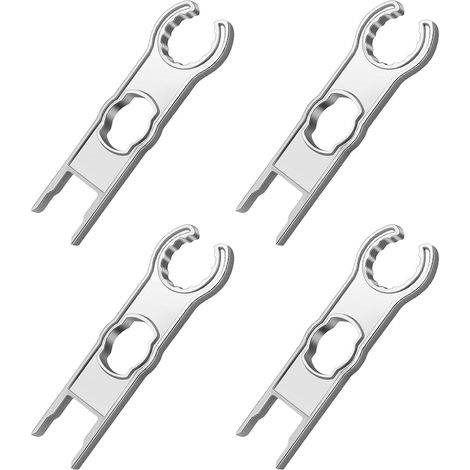 4 PCS Outils pour Connecteur de Panneau Solaire MC4, Clé de Démontage et Pince en Métal pour Installation, Serrage et Déconnexion de Système PV Photovoltaïque Durable et Pratique (1/5)
