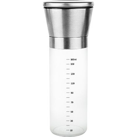 Moulin à poivre en verre borosilicate haute résistance, flacon et pot à épices manuels (1/5)