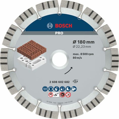 Bosch Diamanttrennscheibe Best for Abrasive 180 x 22,23 x 2,4 x 12 mm (1/5)