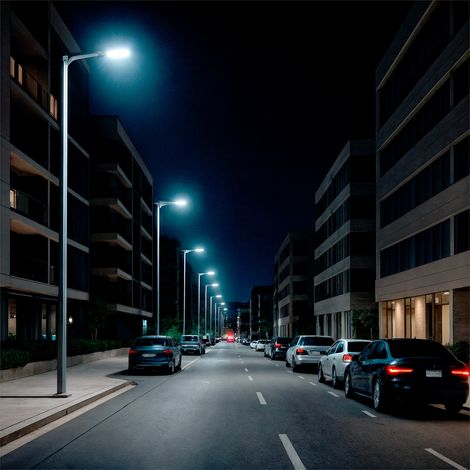 Farola LED 150W Harlem LUMILEDS Gris 4000K Blanco Neutro