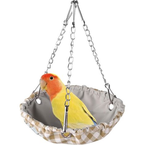 Hamac Suspendu pour Oiseaux,Nid pour Perroquets,Conures,Quaker,Perruches,Inséparables,Pinsons des Canaries,Perruches (1/5)