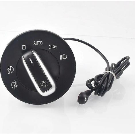 Für Skoda Octavia II Combi 1Z5 1Z3 Chrom-Automatik-Scheinwerferschalter. Ersetzt Modul 1ZD941431. Fügt Automatik 1Z094143k hinzu.