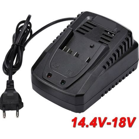 Chargeur rapide Li-ion pour Bosch 14.4V-18V – ble voyants LED – Protection contre surcharges – Compatible avec batteries BC660 BAT609 (1/4)
