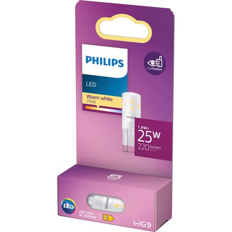 LAMPADA A LED CAPSULE 'G9' 2700K 25 W - 350 lm- 6 pezzi - PHILIPS