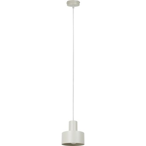 Lampada sospensione minimal tonda grigio-beige Ø15cm E27 RIF (1/3)