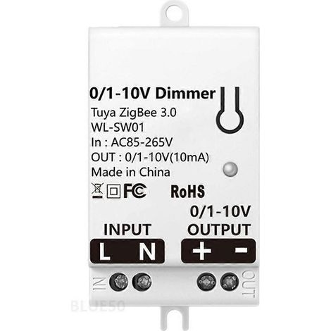 Contrôleur de gradation intelligent Tuya 0-10 V, contrôleur de gradation Tuya Zigbee 3.0, relais disjoncteur pour maison connectée à monter soi-même (1/5)