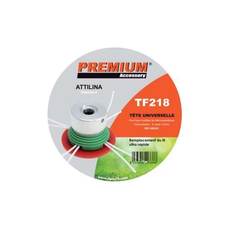 Débroussailleuse no-name universal brush cutter head aluminium chargement rapide (1/2)