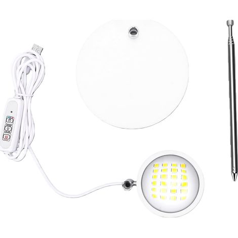 LED-Pflanzenlampe, Vollspektrum 4000 K, 1,8 m Timer, höhenverstellbar (1/5)