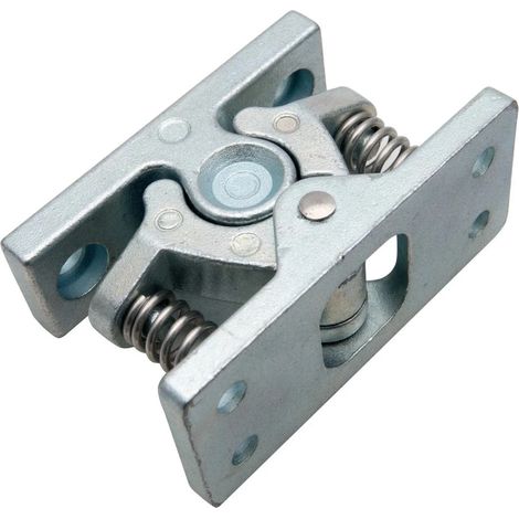 Cerradura de puerta resistente para armario, pestillo de resorte para puerta de armario, cocina, hogar, aleación de zinc, pestillo para cajón de armario, 1 unidad (plateada)
