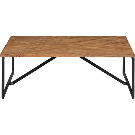Maison Exclusive - Table basse 110x110x36 cm Bois d'acacia solide (1/5)