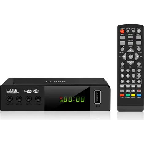 Récepteur Numérique Terrestre Décodeur Tv Péritel Mpman Dvb-t 2012 Télécommande Usb (1/5)