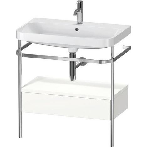 DURAVIT HP4842O8484 HappyD2+ en forme de C avec bride et bride de fixation