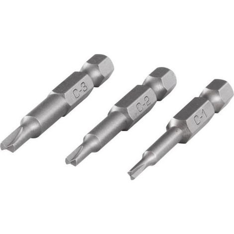 Peu de tournevis Wolfcraft TRI-WING 1/2/3 50 mm 3 unités (1/2)