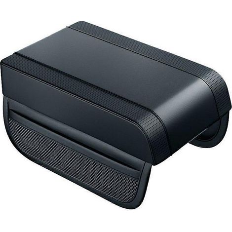 Universelles Auto-Armlehnen-Sitzkissen, Mittelkonsolenpolster für Autos, Schwarz