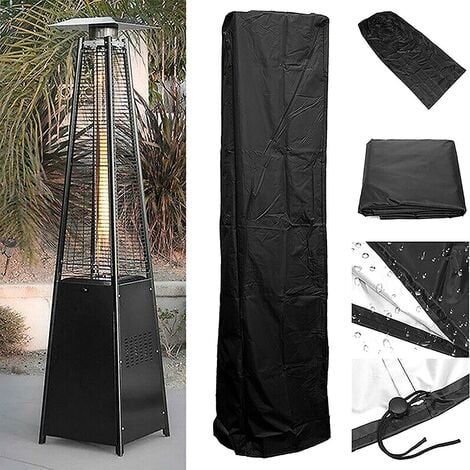 Cubierta impermeable para calentador de patio a gas piramidal (1/5)