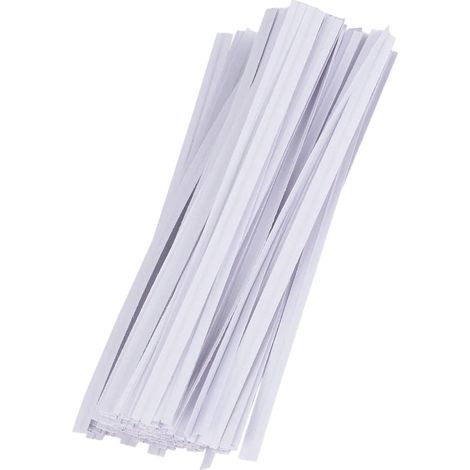 Ruban adhésif en papier de 10 cm, 1000 pièces/paquet. Ruban adhésif de scellage en fil de fer pour emballage de produits de boulangerie. (1/5)
