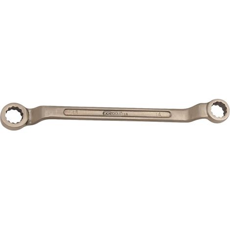 KS-Tools 963.7413 BRONZEplus Doppel-Ringschlüssel gekröpft 26x29 mm