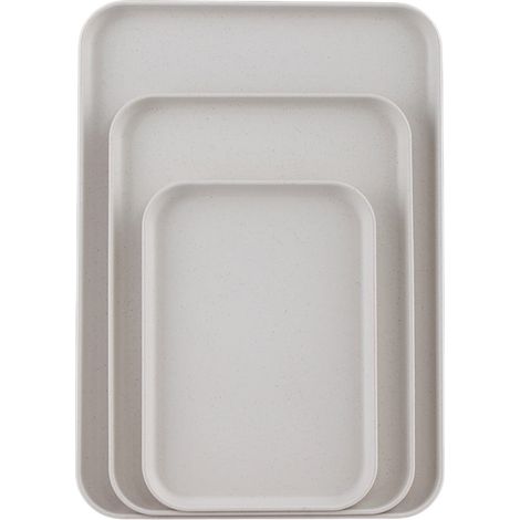 Assiettes et plateaux, ensembles de trois assiettes familiales (grandes, moyennes et petites), assiettes rectangulaires pour présenter les aliments, plateaux à hors-d'œuvre (1/4)
