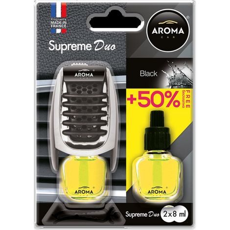 Ambientador Aroma Supreme DUO Negro
